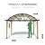 LUXIJOY 12' X 12' Outdoor Pergola with Retractable Canopy, Wood Grain Metal Patio Pergola Shade, Aluminum Pergola for Deck, Backyard, Garden, Poolside