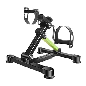 Pedalen voor Hometrainers Huishoudelijke onder bureau fietspedaaltrainer, indoor fitnessapparatuur Minifiets for been-/armrevalidatie Oefening Training Fietsventer met LCD-scherm Pedaaltrainer