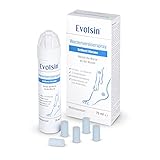 Evolsin® Warzenvereiser Spray zur Behandlung von gewöhnlichen Warzen & Dornwarzen I Warzenentferner vereist Warzen hygienisch & sicher I klinisch bestätigte Wirkung I Warzenmittel + 12 Applikatoren