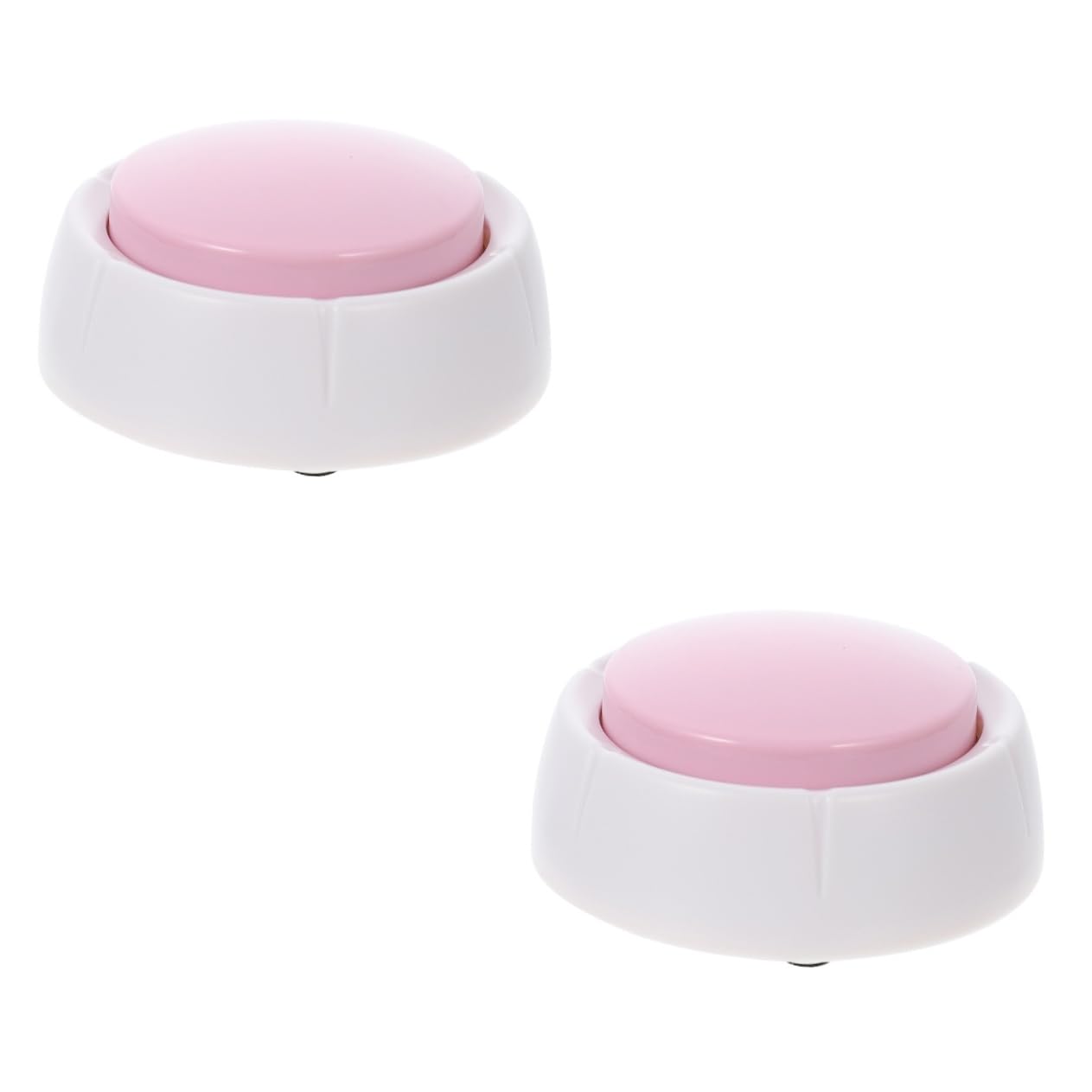 COSMEVIVI 2 Pcs Pet Communication Button Dog Cat Training Toy Recordable Talking Buttons Dog Education Toy Pp Material