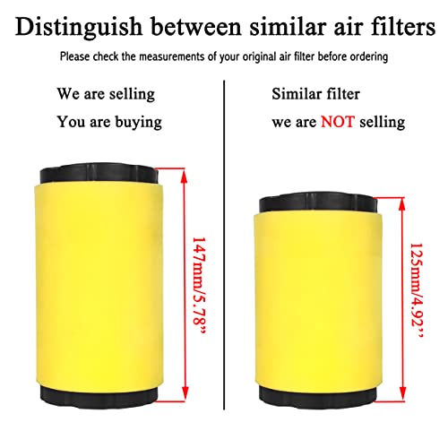 Air Filter Oil Filter Tune Up Kit For 42" 46" Craftsman 917.288620 917.203810 917.203830 917.288070 917.288516 917.288525 917.289240 917.289244 Mower W/ 19.5Hp 20Hp 21Hp B&S Engine #TOP3