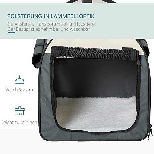 PawHut Hundebox faltbare Hundetransportbox Transportbox für Tier 5 Größen