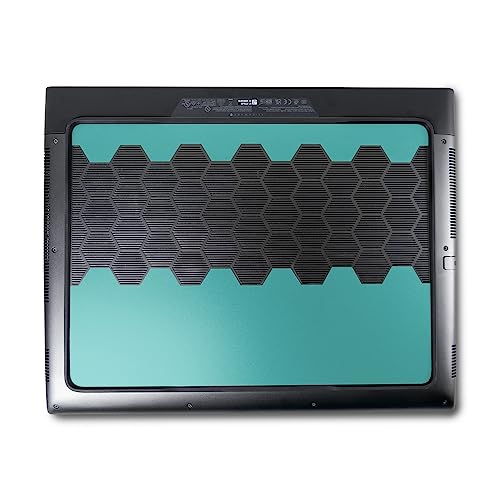 Image of MightySkins Skin Compatible with Alienware M18 R1 (2023) Full Wrap Kit - Solid Turquoise | Protective, Durable, and Unique Vinyl Decal wrap Cover | Easy to Apply & Change Styles | Made in The USA