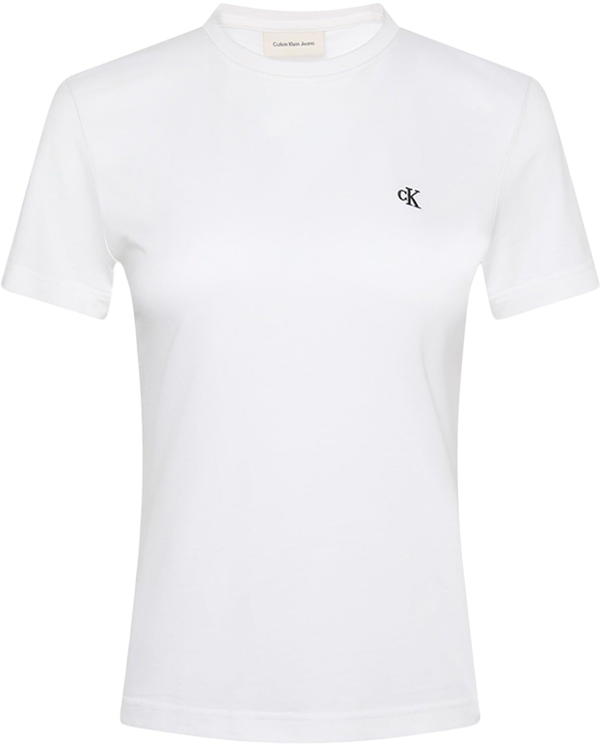 Calvin Klein Camiseta de Manga Corta Mujer Archive Jersey tee con Cuello Redondo