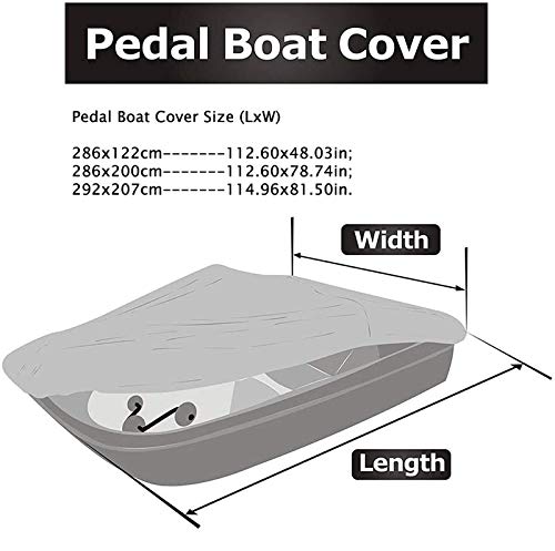 Housse de pédalo 420D imperméable bâche de protection bleue 3-5 places
