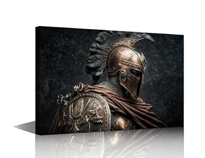 TISHIRON Obra de arte para paredes del hogar, guerrero espartano, lienzo, marco de pared, decoración de pared, soldado antiguo, arte de pared, arte moderno para decoración del hogar, póster para | Ya disponible en tu tienda friki favorita! En mundofriki.es! TISHIRON Obra de arte para paredes del hogar, guerrero espartano, lienzo, marco de pared, decoración de pared, soldado antiguo, arte de pared, arte moderno para decoración del hogar, póster para | Ya disponible en tu tienda friki favorita! En mundofriki.es!