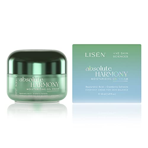 LISEN Skin Balancing Moisturiser for Intense Hydration with Hyaluronic Acid & Squalane for Men & Women | Gel Cream Even for Oily & Acne Prone Skin | Paraben & SLS Free | Korean Skin Care Product | 50g