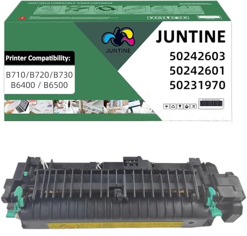 JUNTINE 50242603 50242601 50231970 Fuser Unit Original Refurbished Replacement for Okidata 50242603 50242601 50231970 Fuser Unit Compatible with Okidata B710 B720 B730 B6400 B6500 Printers(110V-180K)