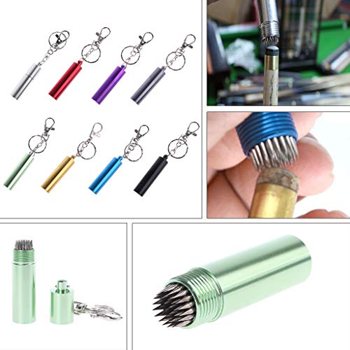 MEIYIN Billiard Pool Table Cue Tip Shaper Pick Pricker Keychain Metal Repair Tool Billiards Accessories - Thumbnail 5