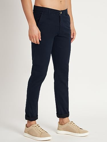 Image of KARGEENS Men Kargeens Men's Cotton Slim Fit Casual Chinos Trousers for Men Stylish