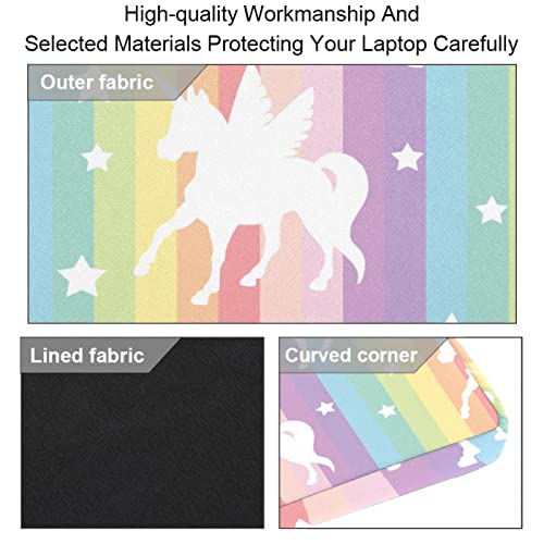Sac ordinateur portable 13,3 pouces motif licorne et étoiles - 3