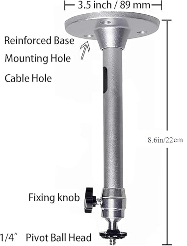 2-Be-Best Universal Mini Projector Mount Ceiling Mount With 360 Rotation And 180 Tilt For Home Theater thumb #2