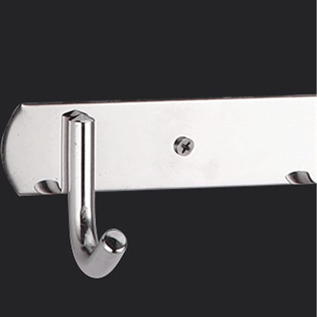 Gancho Perchero de Acero Inoxidable Duradero Colgador de Pared Resistente para baño Cocina Puerta Gancho Trasero Pilones