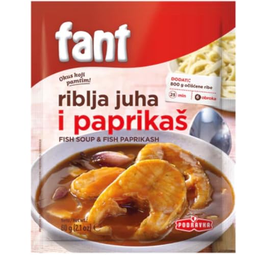 Fant para sopa de pescado y pimentón, mezcla de condimentos vegetales, mezcla universal con verduras, 60 gramos