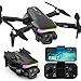 F417 Drone with Camera 1080P HD Dual Camera,90° Adjustable Angle,LED Bar,Optical Flow Tracking,Modular Battery,APP Control,One-button Takeoff/Landing,3D Flip,for Boys and Girls&Beginners,C0