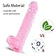 Pink Dildo,17 cm Kleiner Dildo mit Saugnapf,Analdildo Sex Spielzeug für die Frau und Männer