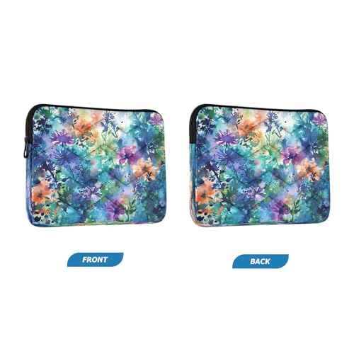 Funda para portátil 13-14 pulgadas impermeable con flores miniatura 2
