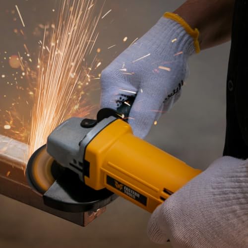 Esmerilhadeira Lixadeira Angular 650w 4.½” 115m 110V + Conjunto de 5 Discos Corte Fino