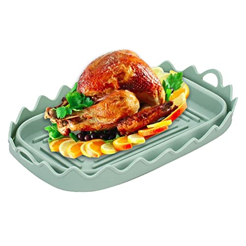 silicone para – 21 cm forros silicone retangulares | Acessórios forno panela seguros para alimentos,