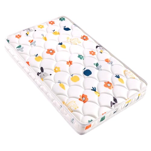 Image of Baby Bassinet Mattress 35 x 20 inches- Firm Support and Comfort Premium Foam,Noiseless and Odorless,Hypoallergenic Small Crib Mattress, Fits Moses Basket, Dual Sided with Soft Breathable Fabric