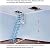 HDNSYNE Concertina Loft Ladder Alloy Attic Access Ladder Pull Down Attic Ladder Ceiling Mount Attic Stairs Invisible Telescoping Ladder Folding Ladder (70x100cm/27.5x39in)