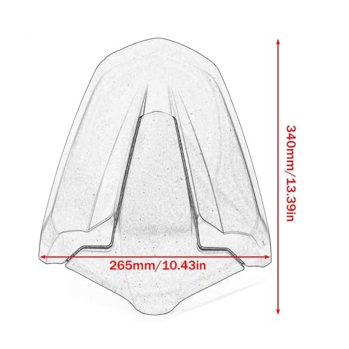 Couvercle de queue moto pour supprimer la selle passager - 3