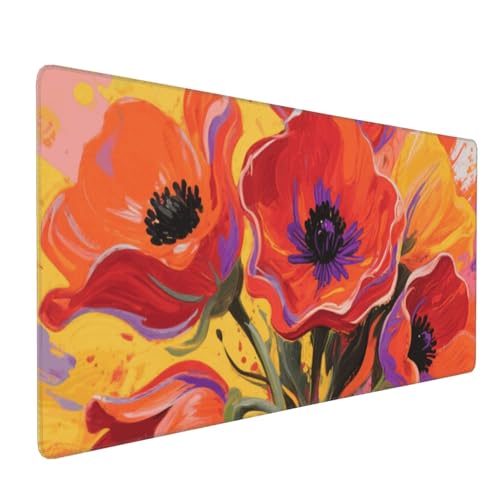 Tapis de souris de jeu floral pour décorer et protéger votre bureau