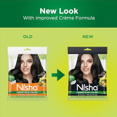 Image of Nisha Color Perfect Hair Color (Natural Black) No Ammonia 20G