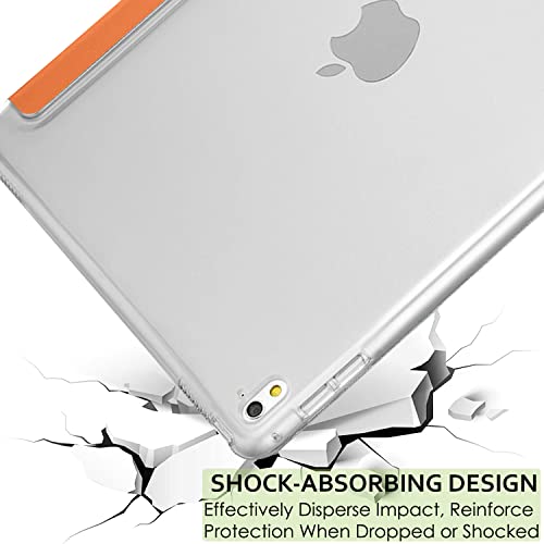 Image of DuraSafe Cases for iPad Pro 9.7 inch 2016 Case A1673 MLMP2HN /A MM172HN /A MLMN2HN /A MLMQ2HN /A A1674 A1675 MLMW2HN /A MLMX2HN /A MM192HN /A MLMV2HN /A MLN02HN /A MLMY2HN /A MLN12HN /A MM1A2HN /A - Orange