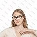 Kursan Classic Non Prescription Clear Lens Glasses for Women Men Thick Square Frame Eyeglasses (Bright Black)