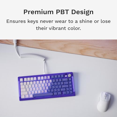 Image of GLORIOUS GPBT Purple Haze Gradient Keycaps