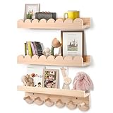 Photo Gallery strixorn set di 3 scaffali da parete per bambini, 40 cm, in legno, per sala giochi, soggiorno, camera da letto, cucina Photo Gallery strixorn set di 3 scaffali da parete per bambini, 40 cm, in legno, per sala giochi, soggiorno, camera da letto, cucina
