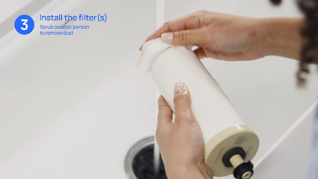 Image of Culligan MaxClear 2.25 Gallon Gravity Water Filter System, Brushed Stainless-Steel Countertop Water Filter NSF /ANSI Certified to Reduce Microplastics, Lead & Total PFAS, with 2 Ceramic Filters