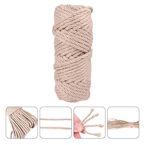Corda ULTECHVO de cânhamo para gatos de 30 m, corda de arranhador de gatos, corda de juta de sisal n