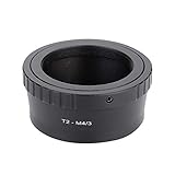 M42 x 0.75mm T2 Tリング 望遠レンズアダプター Tマウントレンズ マイクロフォーサーズ マイクロ4，3 M43アダプター 寸法約3.5mm 60 x 25mm オリンパスミラーレスカメラ、Micro 4，3 G1 GF1 EP1 DSLR シリーズに適合 アルミ合金 CNC加工