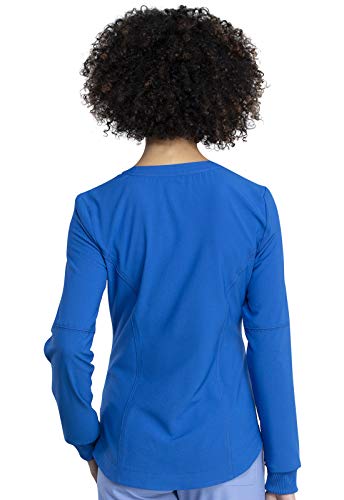 Dickies Retro Women Warm Up Scrubs Jacket Dk311, Xl, Royal #TOP4