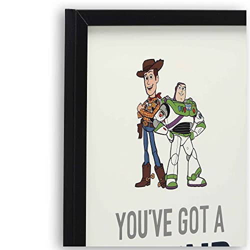 Open Road Brands 90194236 Disney Pixar Toy Story You'Ve Got A Friend In Me Woody And Buzz Framed Wall Decor thumb #3
