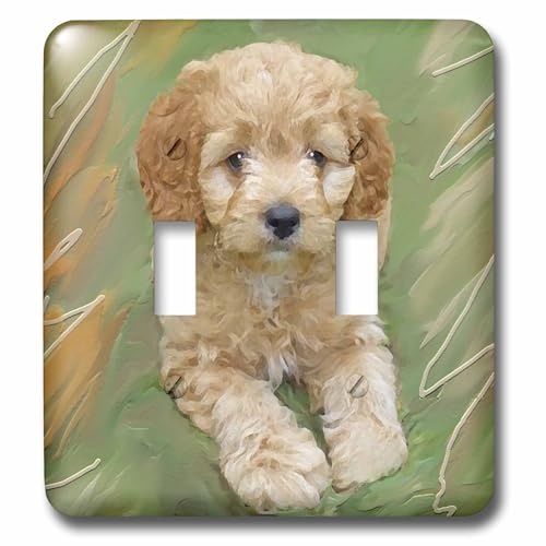 Interrupteur caniche lsp_4815_2 3dRose bascule miniature deco