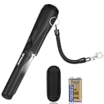 Flintronic Metal Detector Pinpointer, 360° Portable Metal Detector Finder Pinpointer, Waterproof Handheld Pin Pointer with LED and Holster, Metal Detecting Tool for Locating Gold, Coin, Silver (Black)