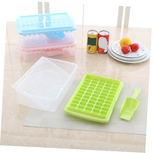 Molde para cubitos de hielo con tapa y cuchara miniatura 7