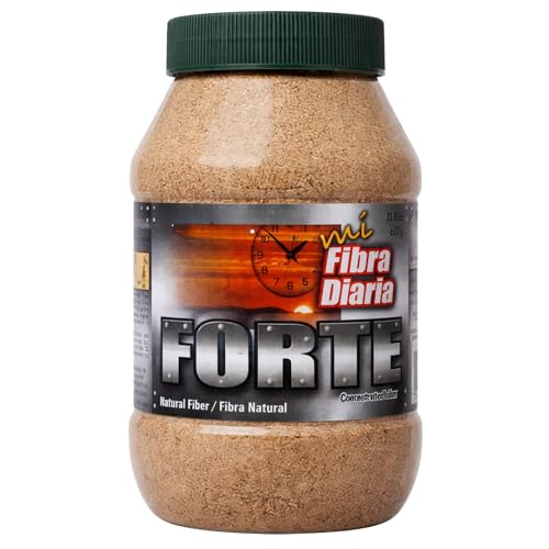 Mi Fibra Diaria Forte Natural Fiber Powder High Fiber Food Ingredient for Smoothies & Recipes Plant-Based Fiber Mix Unflavored Easy to Blend Daily Use/Fibra Natural
