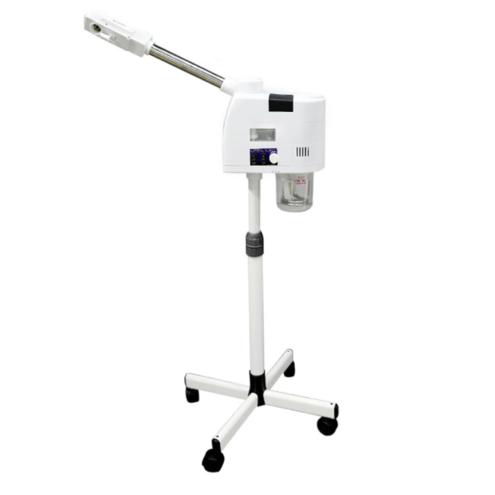 Vaporisateur pour le visage à l'ozone Appareil à vapeur pour sauna facial Vaporisateur de beauté SPA Hauteur réglable Convient pour salon et maison