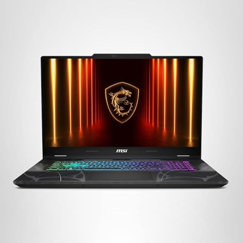 msi Cyborg 17 17.3' FHD 144Hz Gaming Laptop: Intel Core 5-210H, NVIDIA Geforce RTX 5060, 16GB DDR5, 1TB NVMe SSD, Type C, Wi-Fi 6E, Win 11 Home: Translucent Black