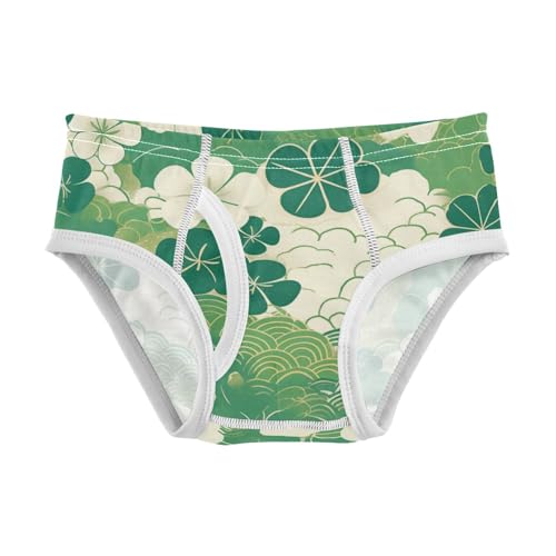 KLL Seamless Made Shamrocks Happy St Toddler Boy Pure Cotton Underwear Briefs Breathable Children Undies