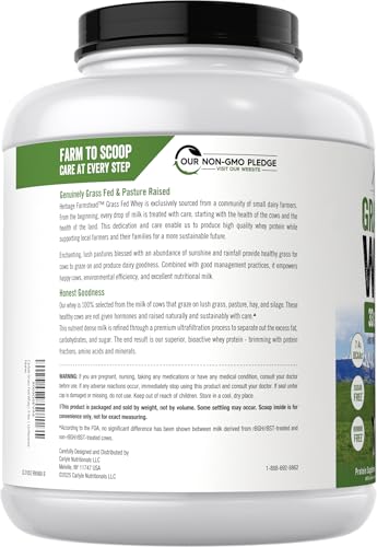 Carlyle Grass Fed Whey Protein Powder