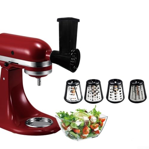 Accesorio para trituradora de acero inoxidable compatible con KITCHENAID con características de seguridad para preparar alimentos sin esfuerzo (cortador pequeño)