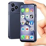 viqee Mini Smartphone mit HD Display 3+64 GB, Dual-SIM Android Handy,Perfekt für Kinder,Schüler und Studenten Kompaktes Touchscreen-Smartphone,Blau
