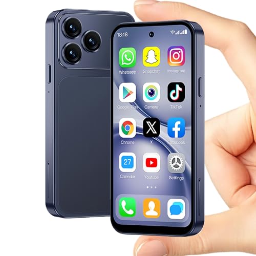 Imagen de viqee Mini Smartphone con pantalla HD 3+64 GB