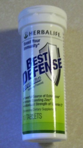 Herbalife Best Defense - Citrus Mint - An Effervescent Drink That Boosts and Supports Your Immunity with Echinacea, Zinc and Vitamin C