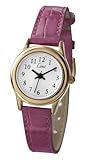 Limit Women's Quartz Watch with White Dial Analogue Display and Pink PU Strap 6983.35